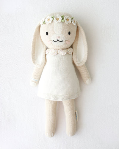 Cuddle + Kind | Signature Hand-knit Doll | Hannah the bunny (ivory)
