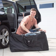 Load image into Gallery viewer, JL CHILDRESS | SINGLE &amp; DOUBLE STROLLER TRAVEL BAG | BLACK