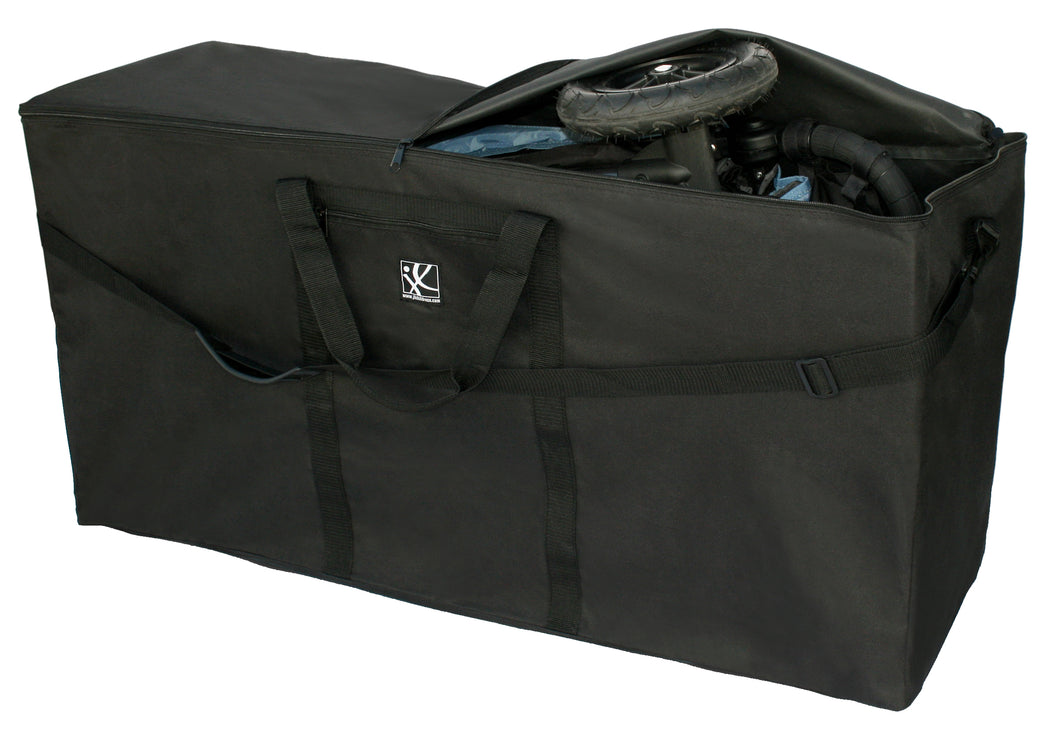JL CHILDRESS | SINGLE & DOUBLE STROLLER TRAVEL BAG | BLACK