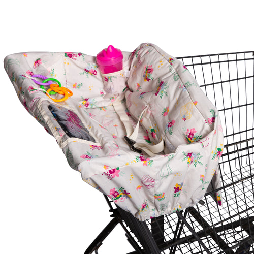 JL CHILDRESS | DISNEY BABY PRINCESS | SHOPPING TROLLEY AND HIGH CHAIR COVER