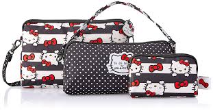 JU-JU-BE | BE SET 3 BAGS | HELLO KITTY | DOTS AND STRIPES