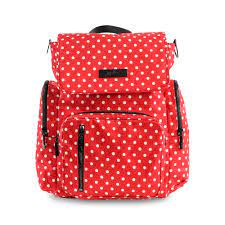 JU-JU-BE | BE SPORTY CONVERTIBLE BACKPACK | BLACK RUBY