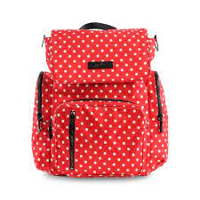 JU-JU-BE | BE SPORTY CONVERTIBLE BACKPACK | BLACK RUBY