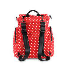 Load image into Gallery viewer, JU-JU-BE | BE SPORTY CONVERTIBLE BACKPACK | BLACK RUBY