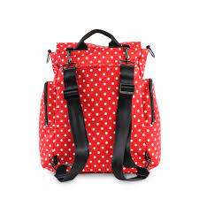 JU-JU-BE | BE SPORTY CONVERTIBLE BACKPACK | BLACK RUBY