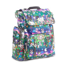 Load image into Gallery viewer, JU-JU-BE BE SPORTY CONVERTIBLE BACKPACK - TOKIDOKI CAMP TOKI