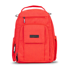 Load image into Gallery viewer, JUJUBE | BE RIGHT BACK BACKPACK NAPPY BAG | CHROMATICS FLOURO NEON CORAL