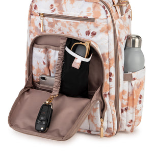 JU-JU-BE | BE RIGHT BACK | BACKPACK NAPPY BAG | TO DYE FOR