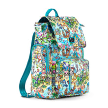 Load image into Gallery viewer, JU-JU-BE | BE SPORTY CONVERTIBLE BACKPACK | TOKIDOKI FANTASY PARADISE