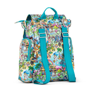 JU-JU-BE | BE SPORTY CONVERTIBLE BACKPACK | TOKIDOKI FANTASY PARADISE