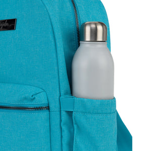 JU-JU-BE | MIDI BACKPACK | CHROMATICS FLOURO ELECTRIC BLUE