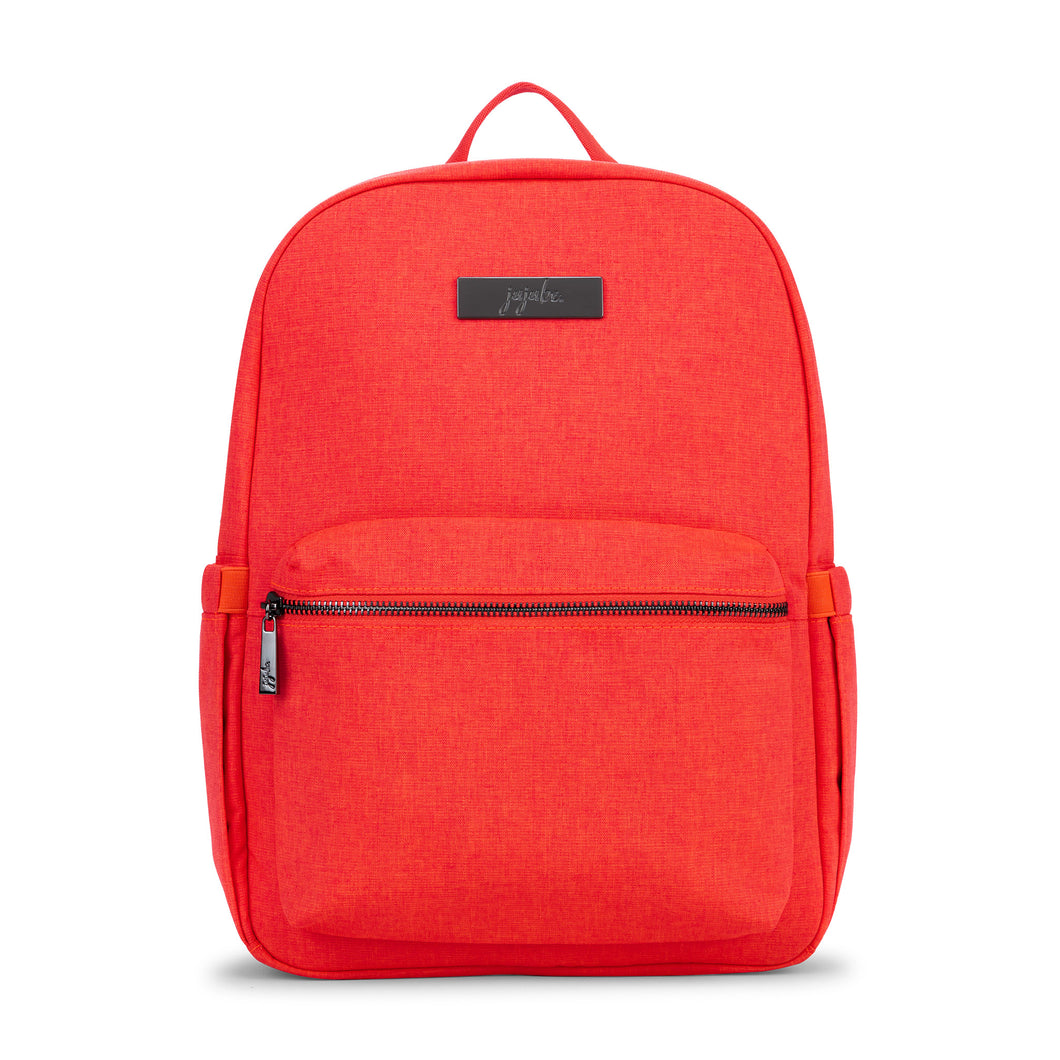 JU-JU-BE | MIDI BACKPACK | CHROMATICS FLOURO NEON CORAL