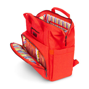 JUJUBE | DR BFF CONVERTIBLE BACKPACK | CHROMATICS FLOURO NEON CORAL