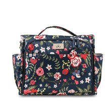 Load image into Gallery viewer, JU-JU-BE CLASSIC CONVERTIBLE BACKPACK - MIDNIGHT POSY
