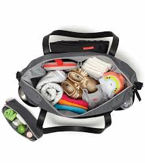 Skip Hop Neoprene Tote - Black/Grey