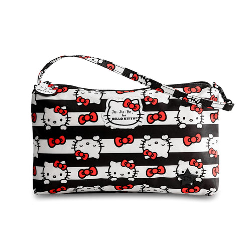 JU-JU-BE BE QUICK CLUTCH - HELLO KITTY DOTS AND STRIPES