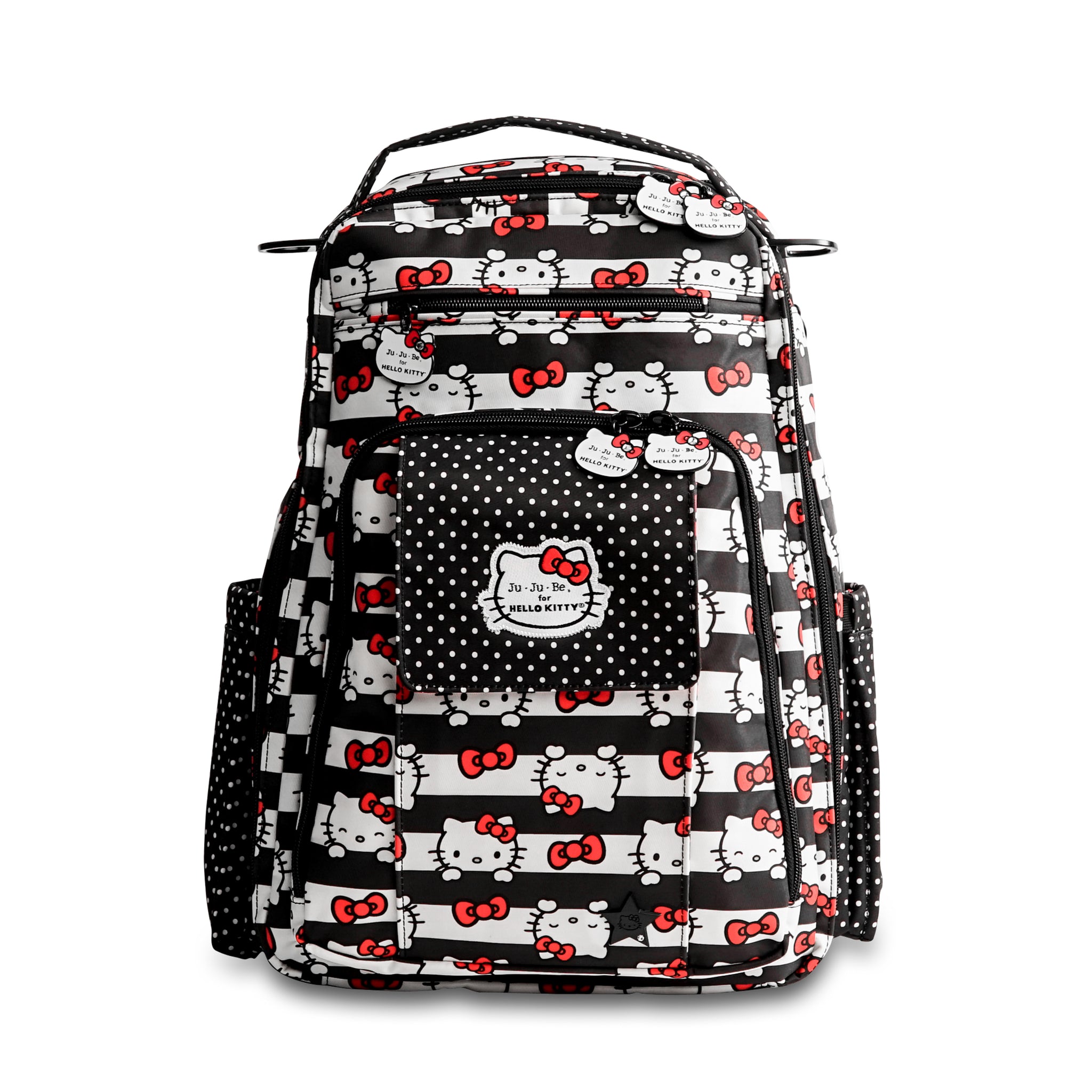JU JU BE BE RIGHT BACK BACKPACK NAPPY BAG HELLO KITTY DOTS AND