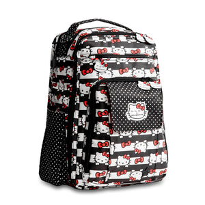 JU-JU-BE BE RIGHT BACK BACKPACK NAPPY BAG - HELLO KITTY DOTS AND STRIPES