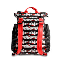 Load image into Gallery viewer, JU-JU-BE BE SPORTY CONVERTIBLE BACKPACK - HELLO KITTY DOTS AND STRIPES