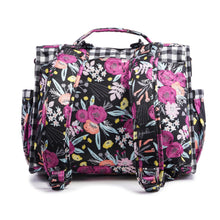 Load image into Gallery viewer, JUJUBE | BFF CONVERTIBLE BACKPACK | GINGHAM BLOOM
