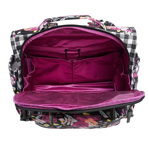 JUJUBE | BFF CONVERTIBLE BACKPACK | GINGHAM BLOOM