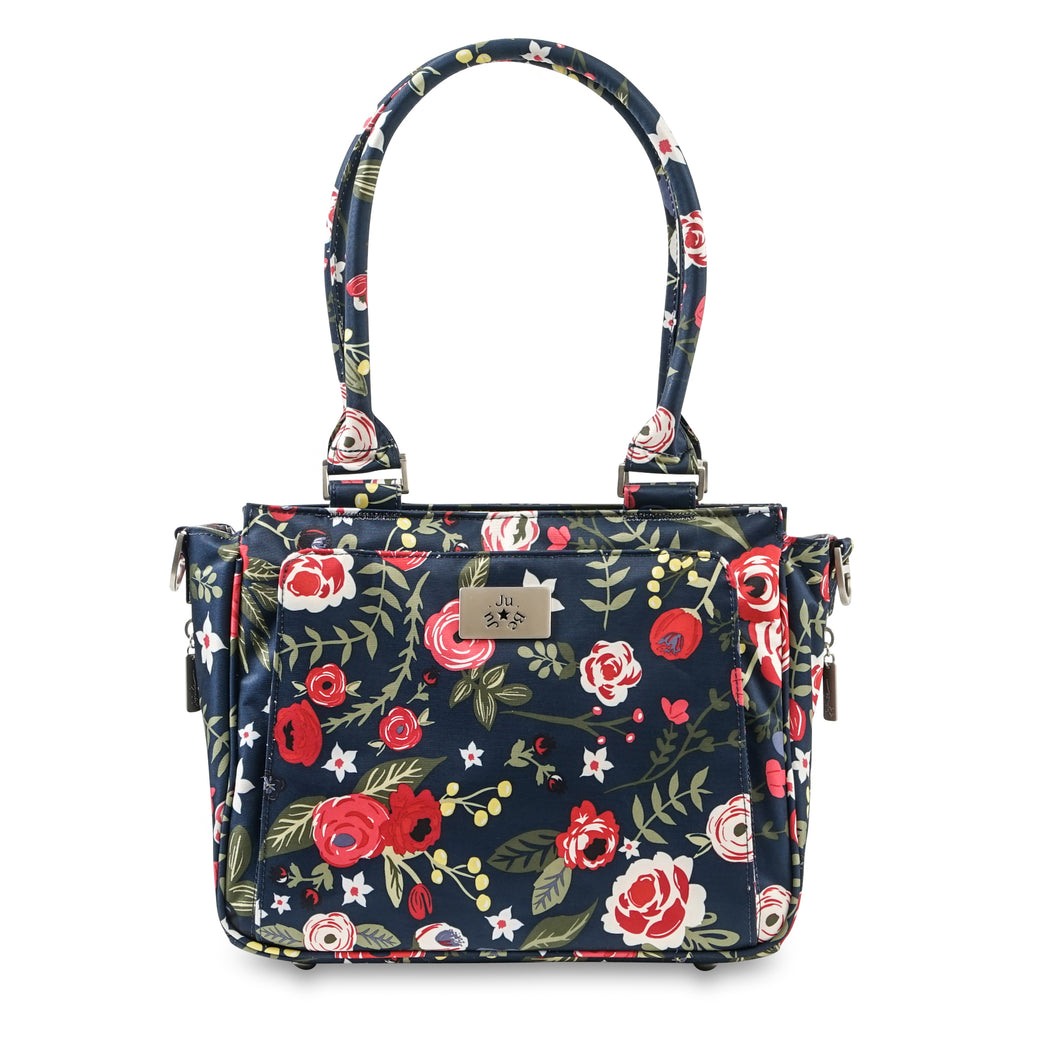 JU-JU-BE BE SASSY HANDBAG - MIDNIGHT POSY